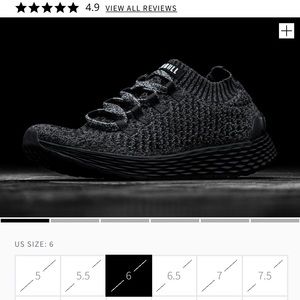 ISO Nobull women’s black knit runner 6